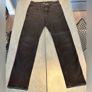 DU/ER Fireside Men's Black Fleece Lined Jeans